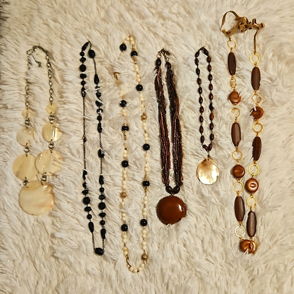 Lot of 6 statement necklaces